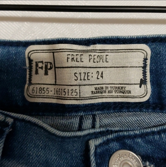NWT Free People Busted Knee Skinny Jean's - Picture 5 of 9